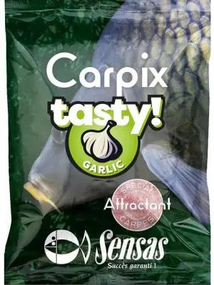 Vysoce Kvalitní Práškový posilovač Sensas Carpix Tasty 300g - Česnek