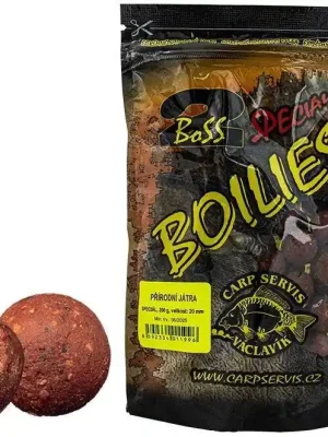 Boilie CarpServis BossII Speciál 200g 20mm - Přírodní Játra Nejlepší Cena