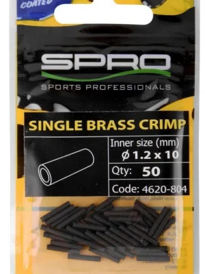 Krimpovací trubičky SPRO MB Single Brass Crimp 50ks 10mm 1,0mm Výhodná Nabídka