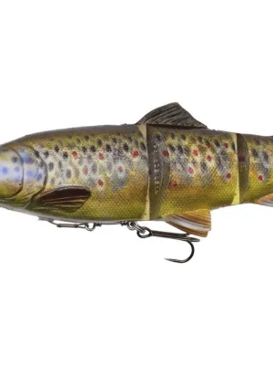 Gumová nástraha pstruh Savage Gear 4D Line Thru Trout SS 25cm 180g - Dark Brown Trout Hit Sezóny
