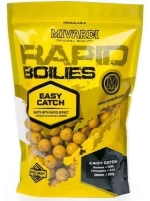 Bezpečná Platba Boilie Mivardi Rapid Easy Catch - Ananas+N. BA. 950g 24mm
