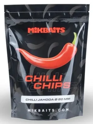 Tovární Cena Boilie Mikbaits Chilli Chips 300g 20mm - Chilli Jahoda