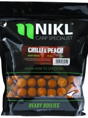 Boilie Karel Nikl Ready Chilli & Peach 20mm 1kg Dokud Zásoby Vydrží