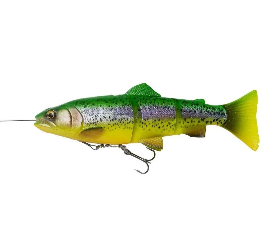 Značkový Gumová nástraha pstruh Savage Gear 4D Line Thru Trout SS 20cm 93g - Fire Trout