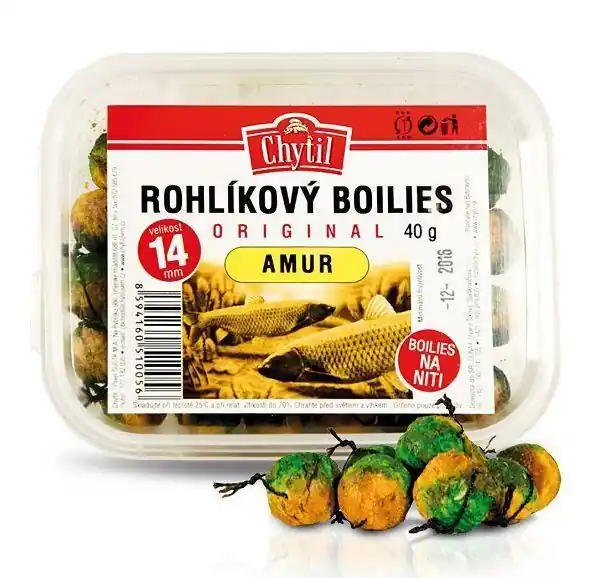 Nejlepší Volba Rohlíkové boilies Chytil 40g 14mm