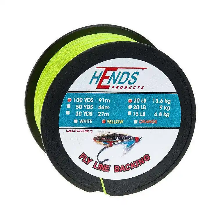 Cenová Bomba Dacron Backing Hends 100Yds 30Lb (13,6kg) - fluo žlutý