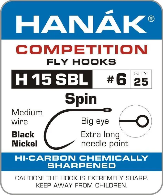 Novinka Háčky bez protihrotu Hanák H 15 SBL 25ks - 8, 08