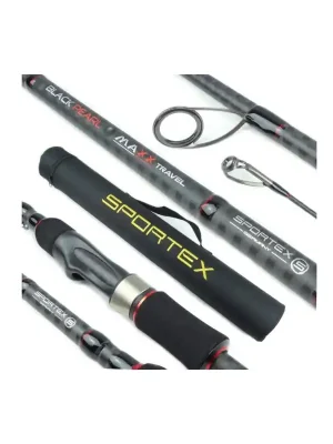 Značkový Sportex - Cestovní Prut Black Pearl MAXX Travel 240cm/40g/4 díly