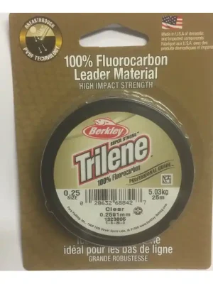 BERKLEY - Vlasec TRILENE Fluorocarbon čirý 0,25mm/5,03kg/25m Sleva