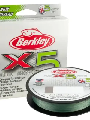 Jen Po Omezenou Doba BERKLEY - Pletená šňůra X5 0,14mm/14,2kg/150m zelená