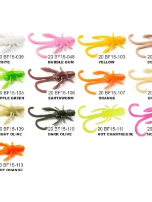 FISHUP Dipované umělé nástrahy BAFFI Fly 38mm / 10ks Hot Pink Značkový