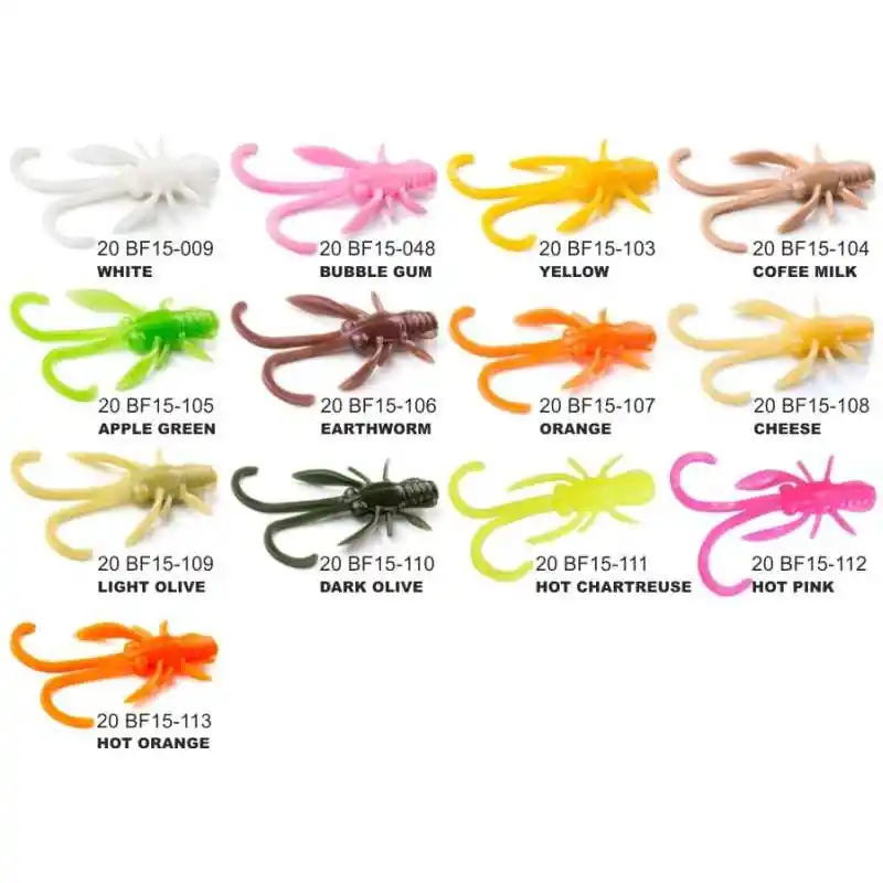 FISHUP Dipované umělé nástrahy BAFFI Fly 38mm / 10ks Hot Pink Značkový