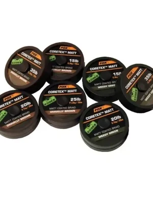 FOX - Camotex Matt Weedy Green 15.9kg / 20m Jen Po Omezenou Doba
