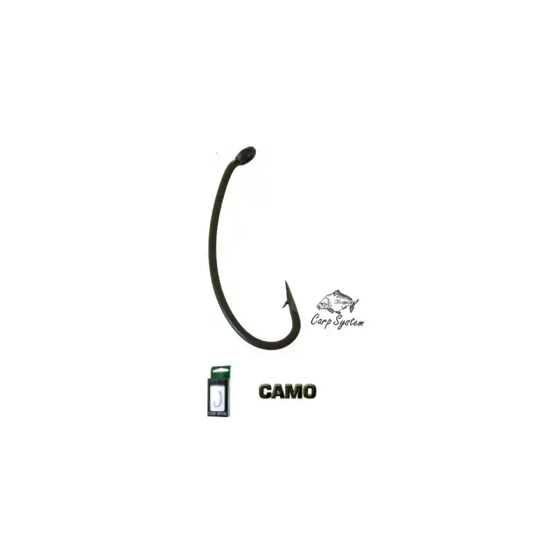 Oblíbený Háček CARP SYSTEM Carbon CAMO CK6 bal.10ks.