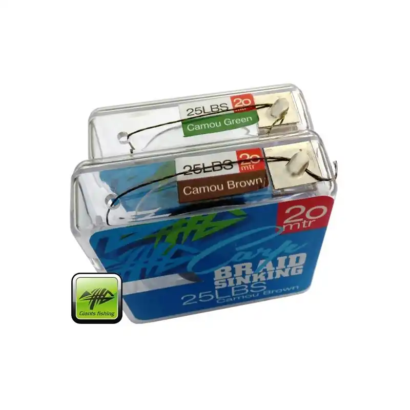 Pletenka Giants Fishing Carp Braid Sinking Camou Brown - 35lbs / 20m Sezónní Sleva
