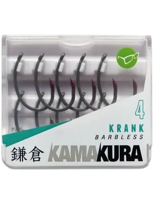 Korda háčky Kamakura Krank Barbless size 4 vel.4 - 10ks. Novinka