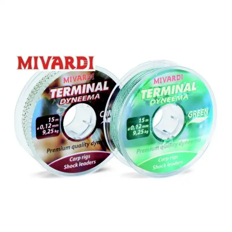 Pletenka MIVARDI Terminal Dyneema Camou - 0,08mm / 15m / 6,9kg Novinka