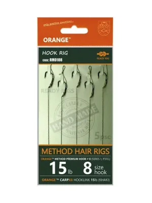 5KS - HOTOVÝ NÁVAZEC LIFE ORANGE METHOD HAIR RIGS S1 VELIKOST 10 Poslední Šance