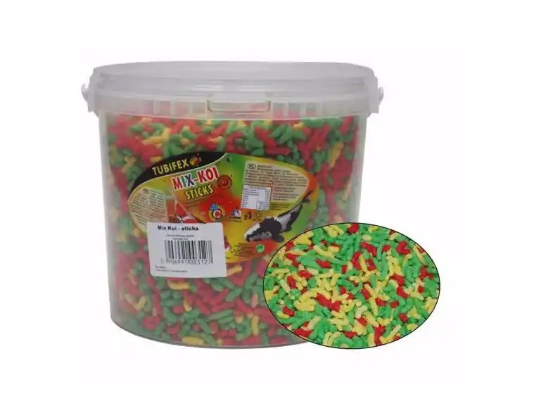 Vrácení Zdarma Ostatné Pelety plovoucí KOI Mix Sticks 5l Kbelík