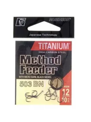 Ověřený Robinson Háčky Titanium Method Feeder 503 BN