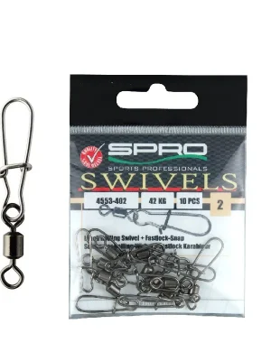 Poslední Šance Spro Obralík s Karabinkou Rolling swivel + Fastlock Snap