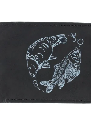 Super Cena Giants Fishing Peněženka Black Wallet Two Carps