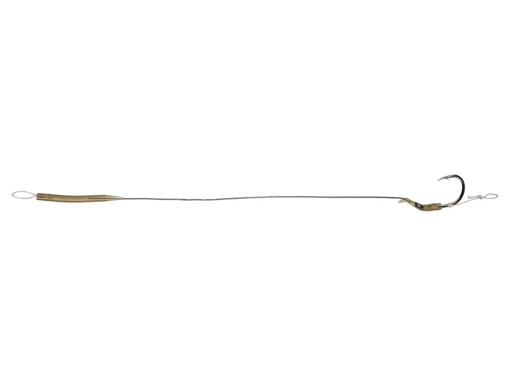 Originální Návazec - ztužený CARP LEADER "UNIVERSAL RIG" Model 1 23 cm / 25 lbs - háček vel. 6 - 2ks