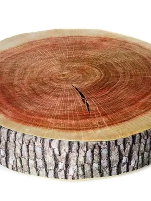 Must-Have Dřevo kulaté Borovice - 40x15 cm polštářek