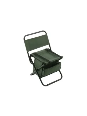 Stolička s opěrkou zad a batůžkem 008 / GREEN MIKADO Rychlé Dodání