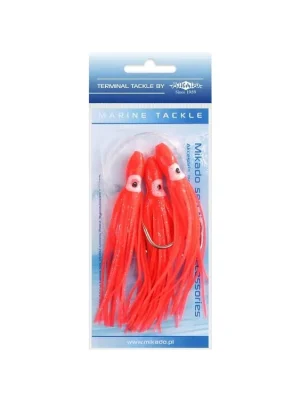 Značkový MOŘSKÁ SADA - OCTOPUS RIG 10 cm - hook 3x7/0 (RED)
