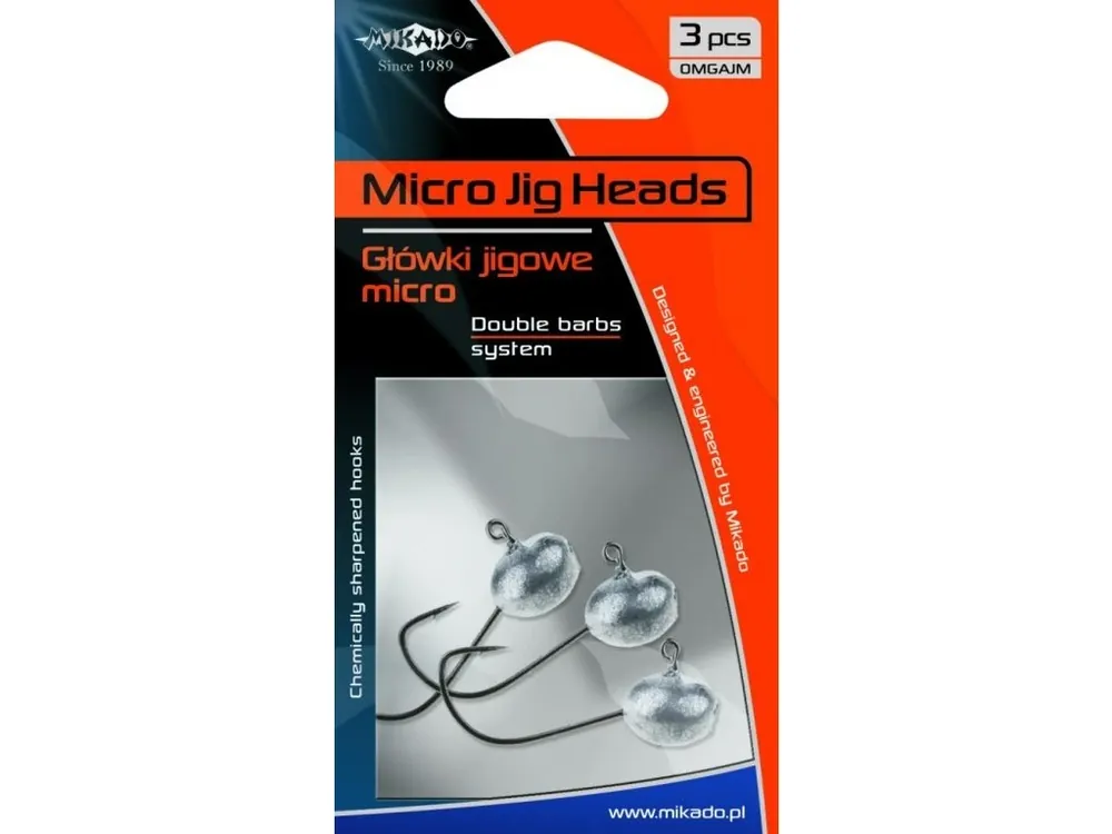 Jigové hlavičky MIKRO BN 1g - vel. háčku 2 - 3 ks Objednat Nyní