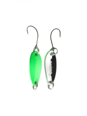 Koupit Online Třpytka - Mini - 2.4 cm - 2.5 g / Zelená Fluo - Stříbrná 1 ks