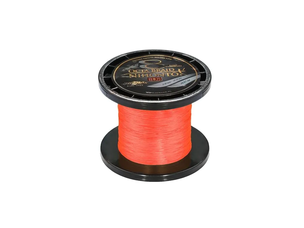 Pletená šňůra - NIHONTO OCTA BRAID 008 Žlutá 900M Nosnost : 5.15kg Přímo Od Výrobce