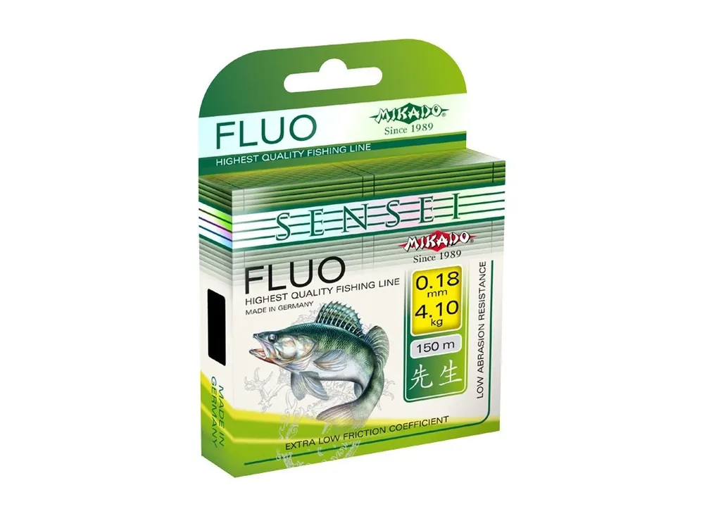 Značkový Vlasec - SENSEI FLUO 0.22 mm - 150 m Nosnost : 5.50kg 1 cívka