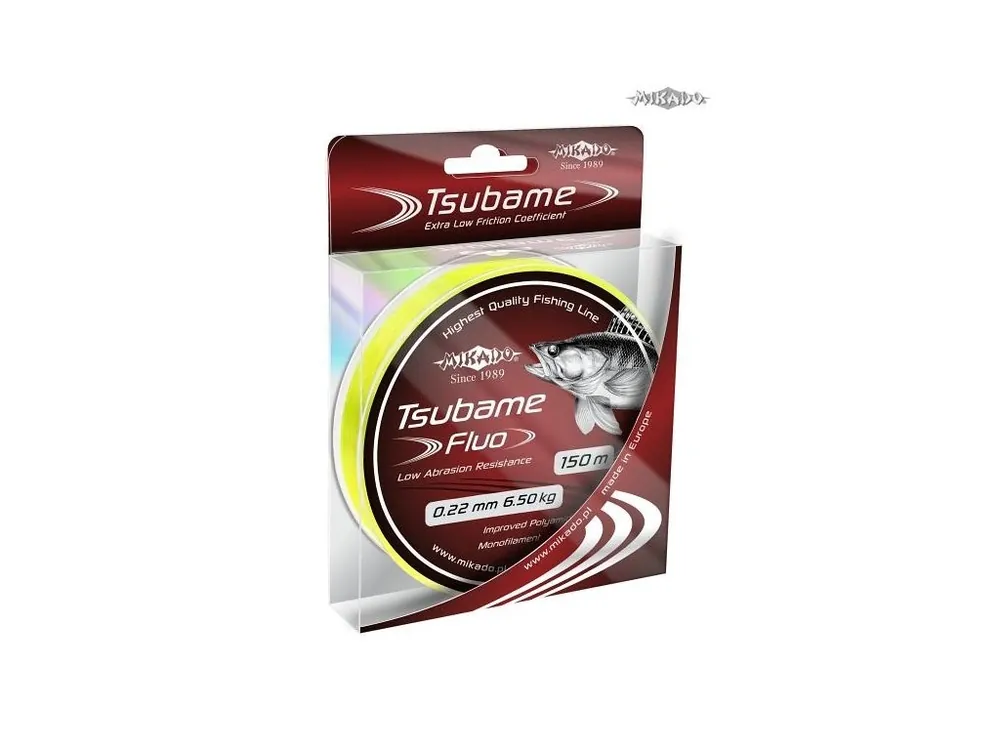 Vlasec - TSUBAME FLUO 024 Nosnost : 7.70kg 150M 1 cívka Značkový