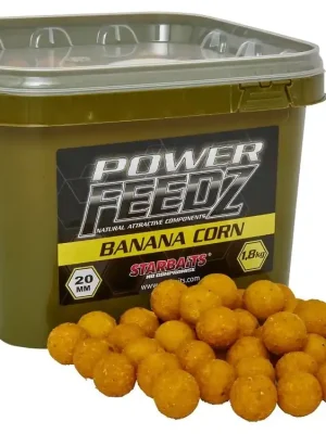Boilies Power FEEDZ Banana Corn 20mm 1,8kg - STARBAITS Nejlepší Cena