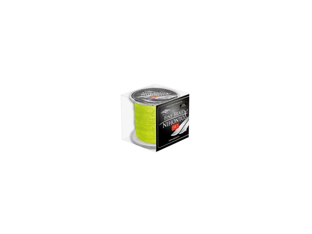 Víkendová Akce Pletená šňůra - LINE NIHONTO FINE BRAID 045 FLUO 300M Nosnost : 37.40kg