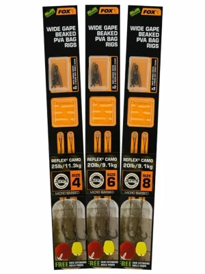 Aktuální Kaprový návazec FOX WGB 25lb Získejte slevu -5% za registraci v e-shopu Velikost hu00e1u010dku 4