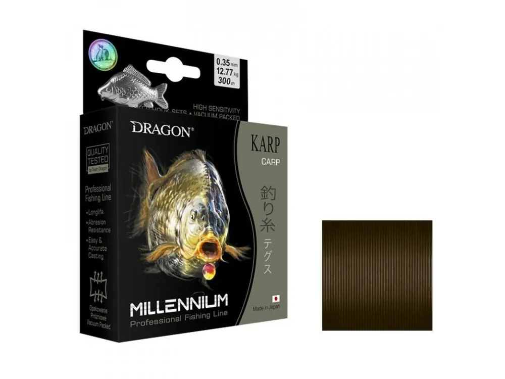 Dragon Millennium Karp 300-400m Získejte slevu -5% za registraci v e-shopu Pru016fmu011br 0.28mm Víkendová Akce
