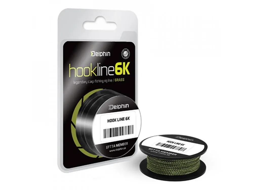 Omezená Nabídka Delphin HOOKLINE 6K Grass 20m Získejte slevu -5% za registraci v e-shopu Nosnost 25lb