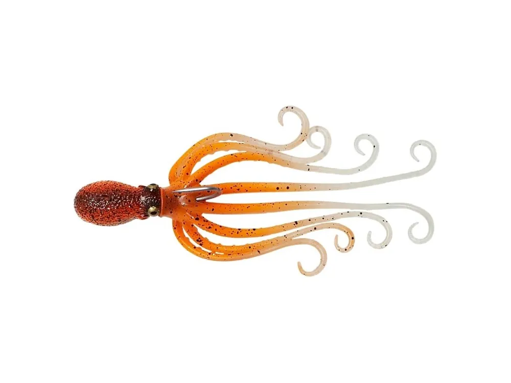 Novinka Savage Gear 3D Chobotnice Orange Glow Získejte slevu -5% za registraci v e-shopu Du00e9lka 16cm