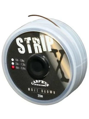 Carp´R´Us Potahovaná šňůrka - Strip-X Získejte slevu -5% za registraci v e-shopu Nosnost 25lb Poslední Šance