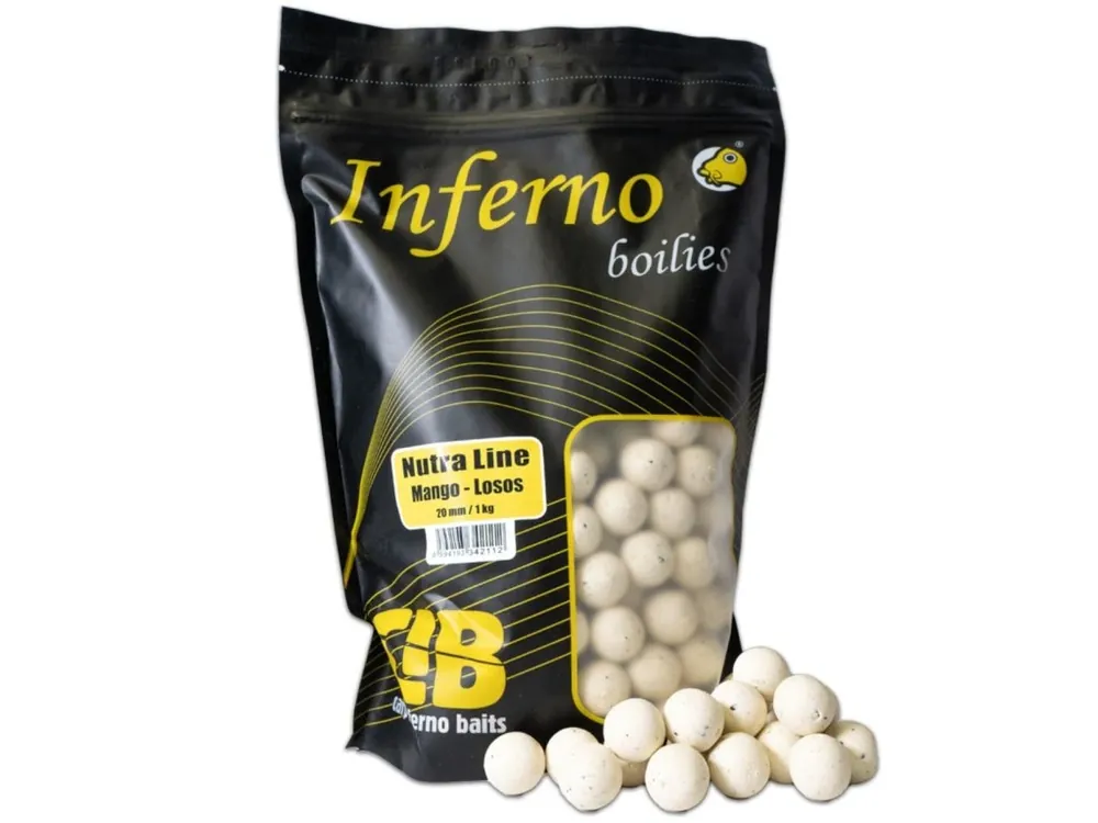 Carp Inferno Boilies Nutra Line - Mango/Losos Varianta 20 mm 250 g Levný