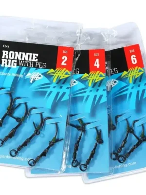Rychlé Dodání Giants fishing Kaprový návazec Ronnie Rig with Peg(4ks) Varianta vel.2