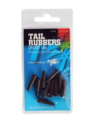 Pouze Dnes Giants fishing Převlek na závěsku Tail Rubbers Green/10ks ( 20mm )