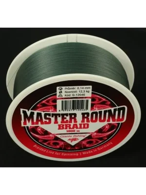 Rychlé Dodání Giants fishing Splétaná šňůra Master Round Braid 1000m Varianta 0.12mm (9.80kg)