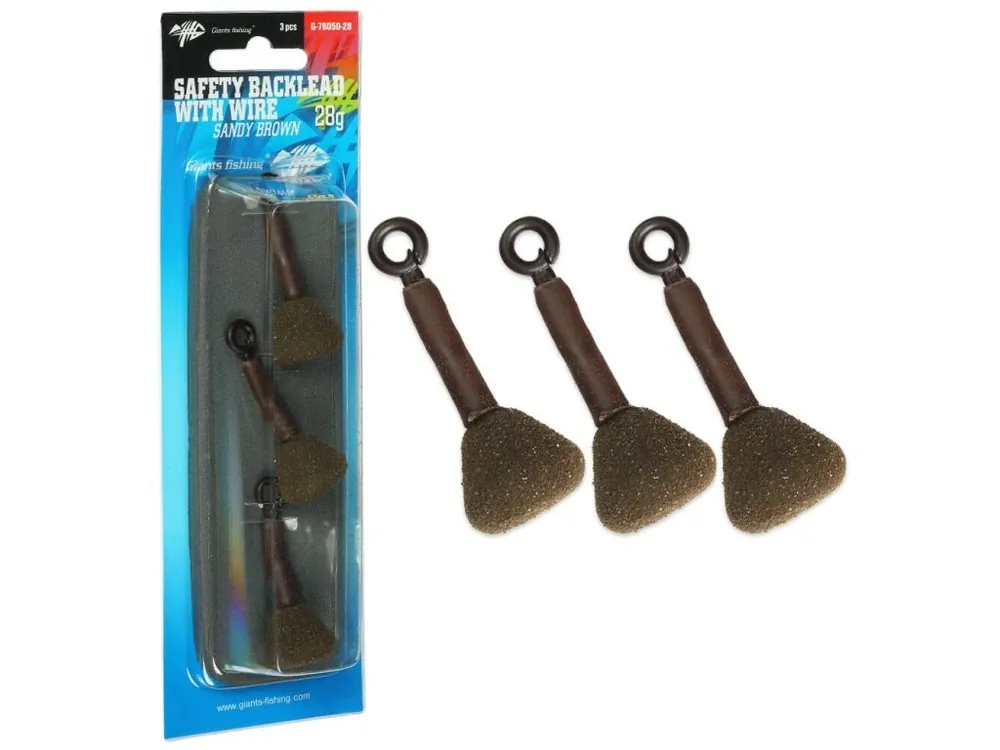 Oblíbený Giants fishing Zátěž Safety Backlead with Wire Sandy Brown(3pc) Varianta 28g (1.0 oz)