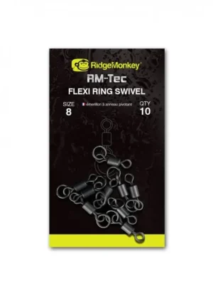 RidgeMonkey obratlíky Flexi Ring Swivel Varianta vel. 11 Top Prodej