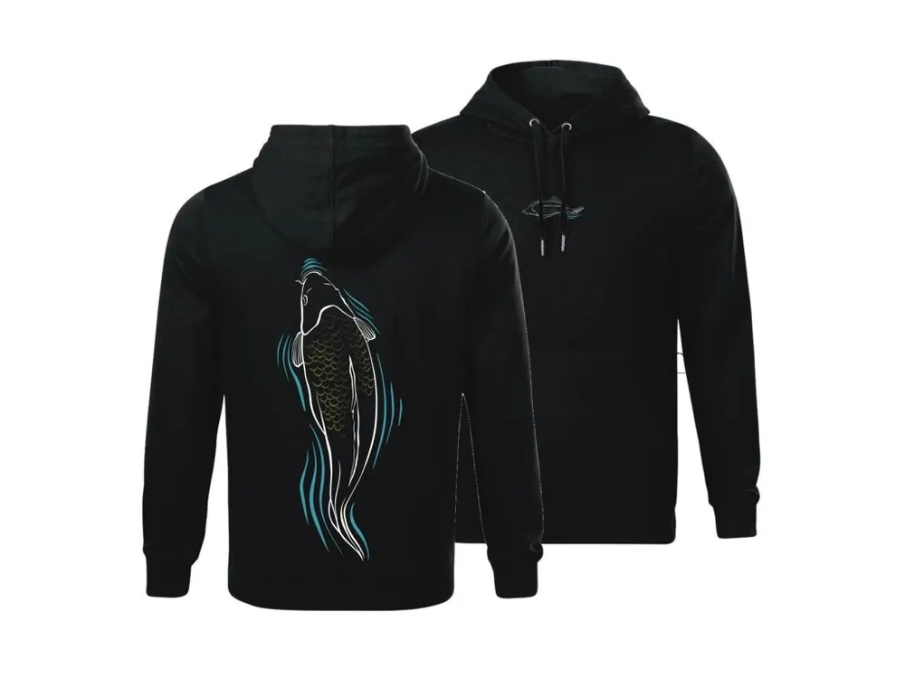 Nízká Cena Giants Fishing Mikina pánská černá Kapr u hladiny Varianta vel. 2XL