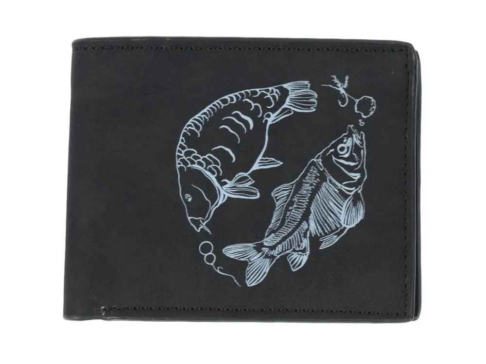 Zlevněný Giants fishing Peněženka černá dva kapři Black Wallet Two Carps
